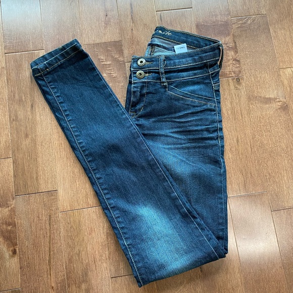 (2 for $20) Dynamite Skinny dark wash Denim Jeans - Picture 4 of 10